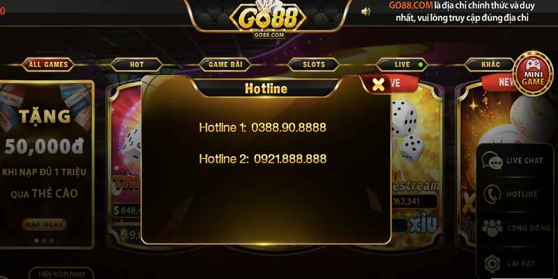 Cách thức liên lạc đến cổng game Go88 một cách cụ thể